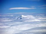 Tibet Lhasa 01 02 Everest From Flight To Kathmandu to Lhasa On our flight from Kathmandu to Lhasa, We couldn�t see much with the monsoon clouds, but did get to see the top of Mount Everest.
